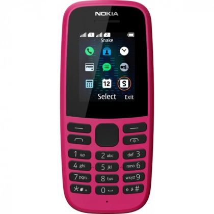 Nokia 105 Dual Sim Pink telefoni