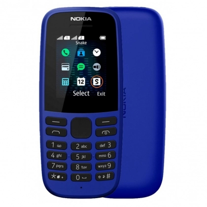 Nokia 105 Single Sim Blue telefoni