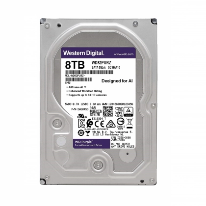 Western Digital Purple 8 Tb qattiq diski