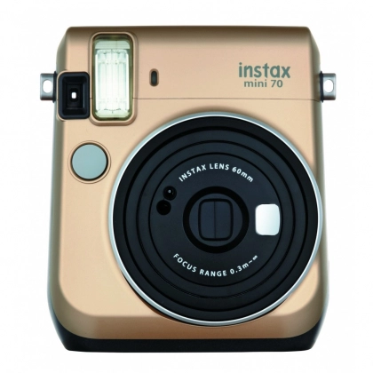 INSTAX mini 70 (Gold) – bir lahzada chiquvchi suratlar uchun fotokamera