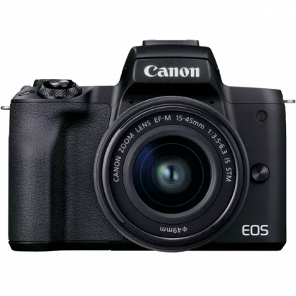 Canon EOS M50 Mark II Kit 15-45mm (24.1mp) 4K fotoapparati