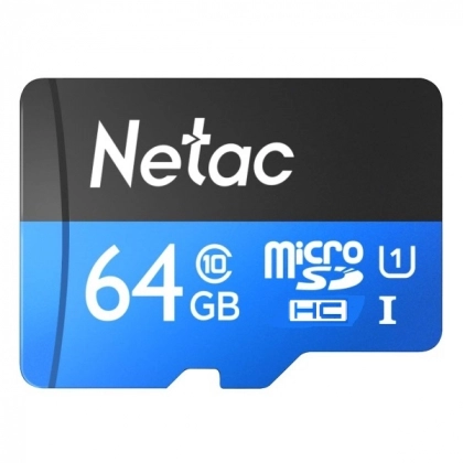 Карта памяти Netac microSDHC Class 10 P500 64GB