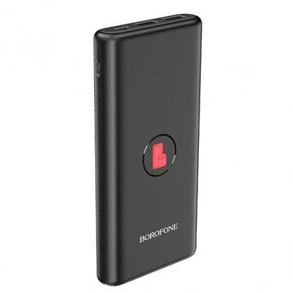 Портативный аккумулятор с беспроводной зарядкой Borofone BT31 Winner 10000mAh Black