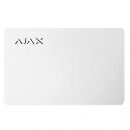 Набор карт для беспроводной сенсорной клавиатуры Ajax Keypad Plus - Pass (pack of 3) White