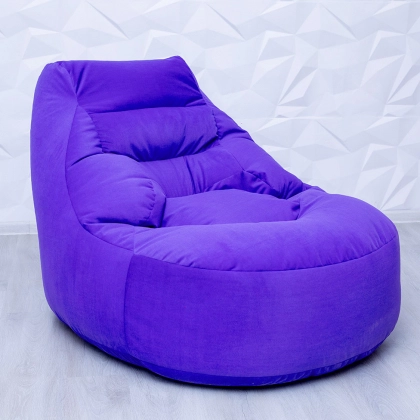 Бескаркасное кресло "AERO" (Вельветлюкс) Фиолетовый