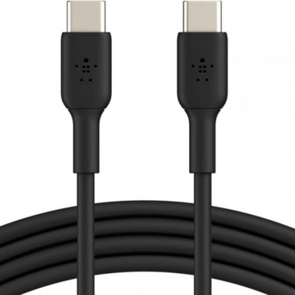Belkin USB-C - USB-C 1m Black (CAB003bt1MBK) kabeli