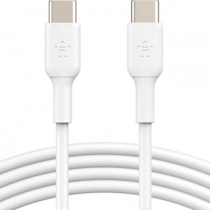 Belkin USB-C - USB-C PVC 1 m (CAB003BT1MWH) oq kabeli