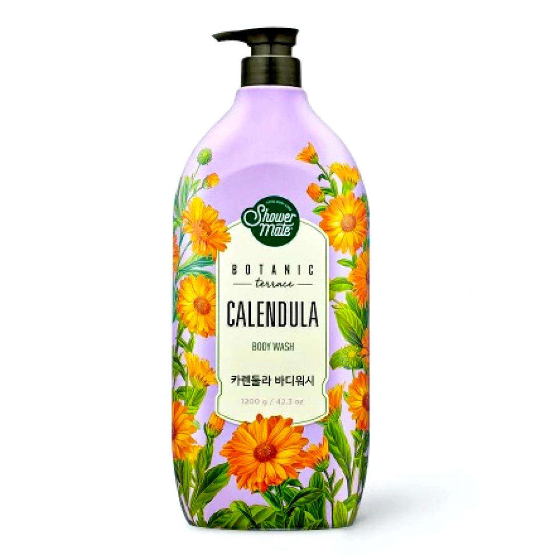 Гель для душа Календула Shower Mate Botanic Terrace Calendula Body Wash 1200g