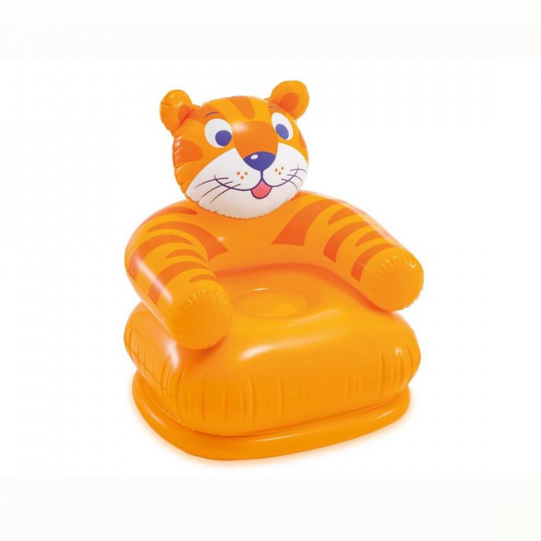 Детское надувное кресло Intex Happy Animal Chair Тигр 68556