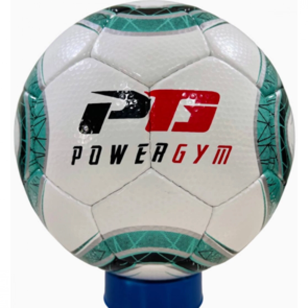 PowerGym futbol to'pi, yashil, 5-o‘lcham