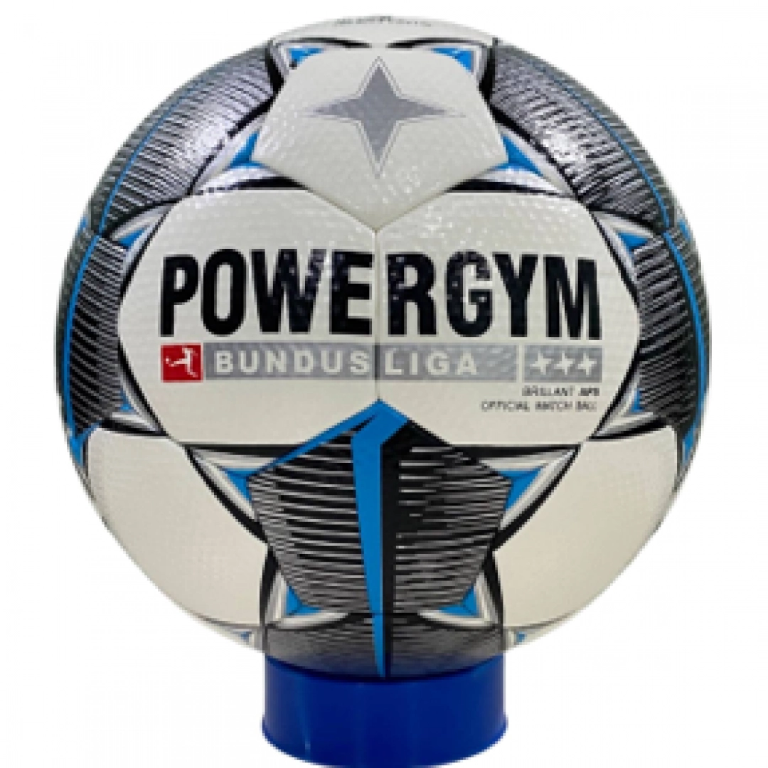 PowerGym futbol to'pi, qora-ko‘k
