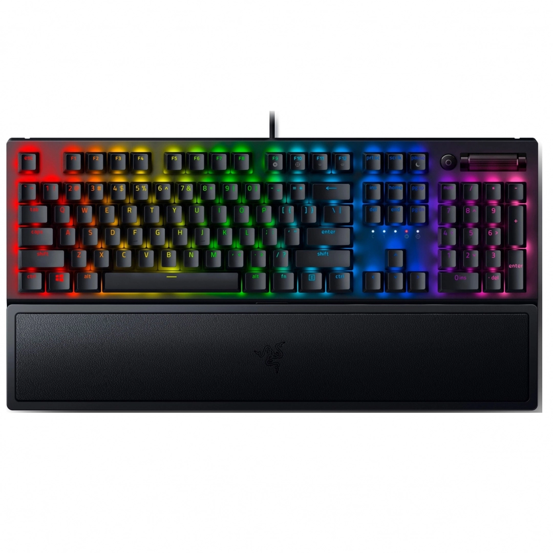 Razer BlackWidow V3 Razer Yellow Switch USB Black Klaviaturasi