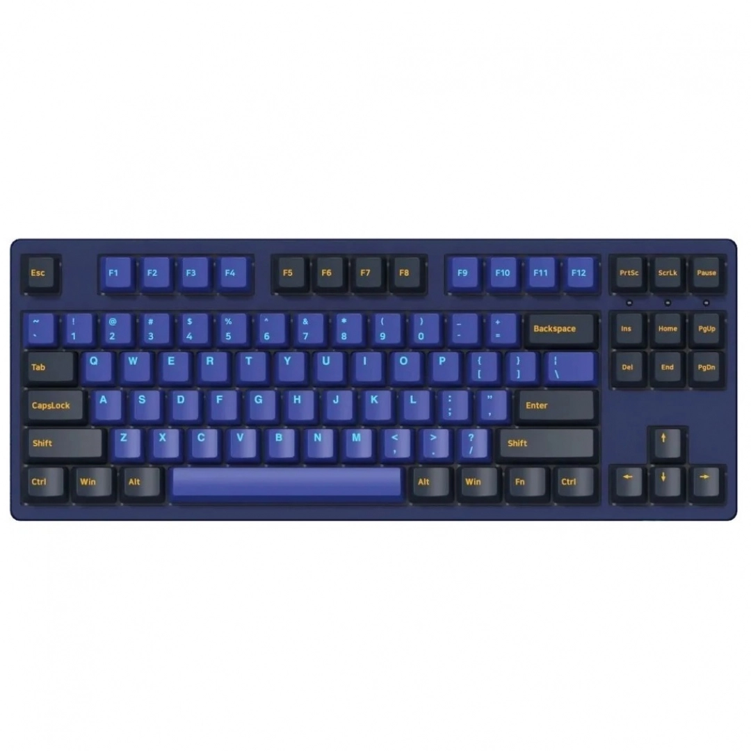 Клавиатура AKKO 3087 Horizon DS Cherry MX Blue, RU, Blue/Black
