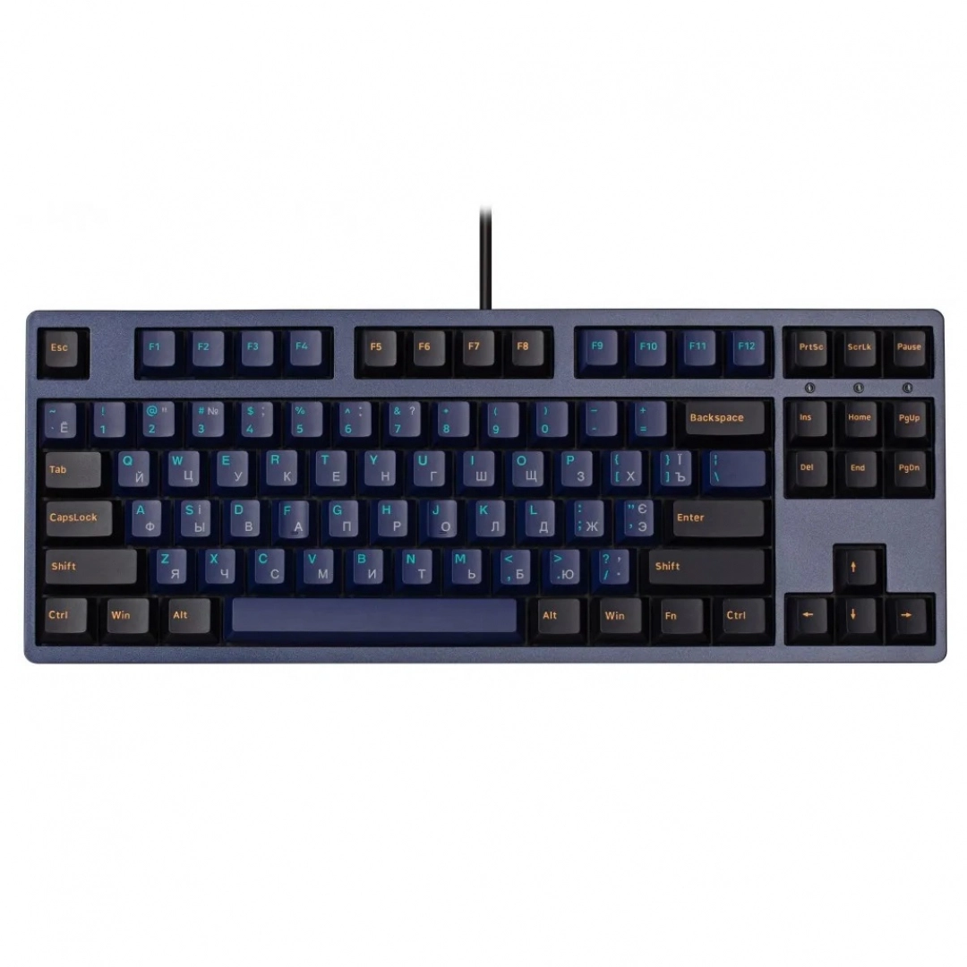Клавиатура AKKO 3087 Horizon DS Cherry MX Red, RU, Blue/Black
