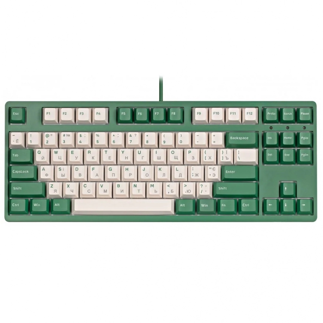 Клавиатура AKKO 3087 Matcha Red Bean DS Gateron Pink, RU, Green