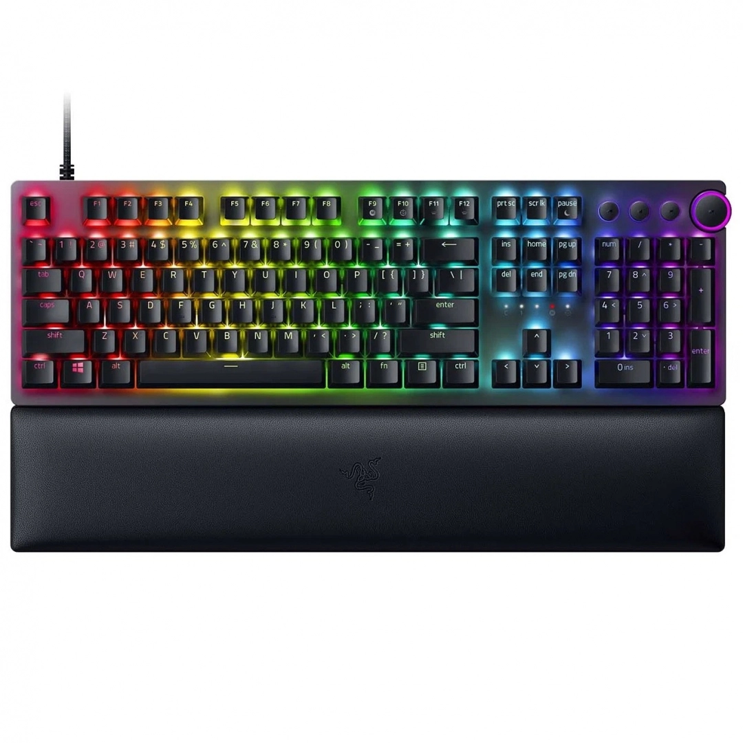 Razer Huntsman V2 Clicky Optical Switch Purple klaviaturasi