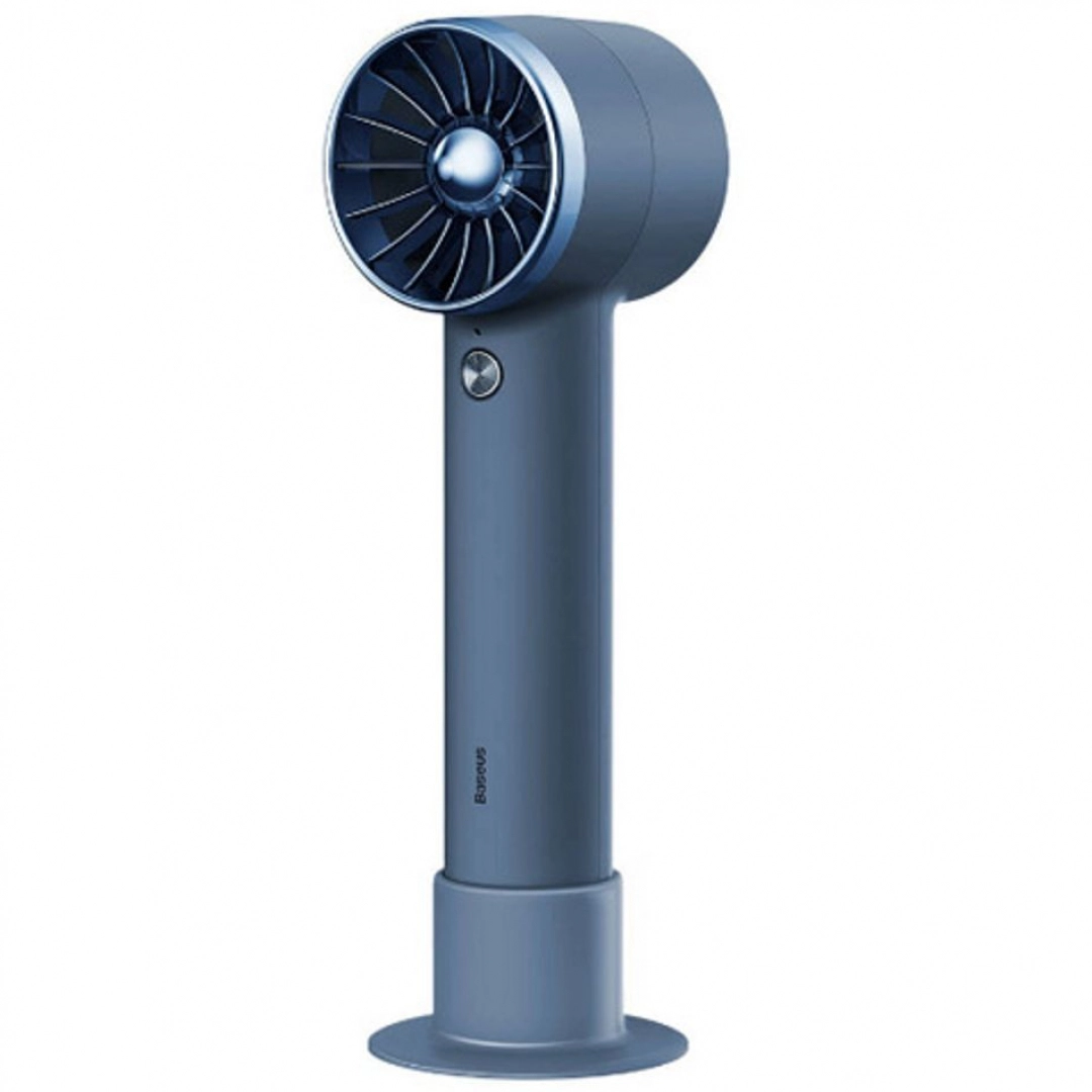 Baseus Flyer Turbine Handheld Fan High Capacity (4000mAh) Type-C Output Line (blue) portativ mini ventilyatori