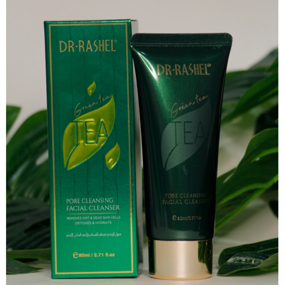 DR.RASHEL GREEN TEA PORE CLEANSING FOAM CLEANSER yuz uchun tozalovchi ko‘pik, 80 ml