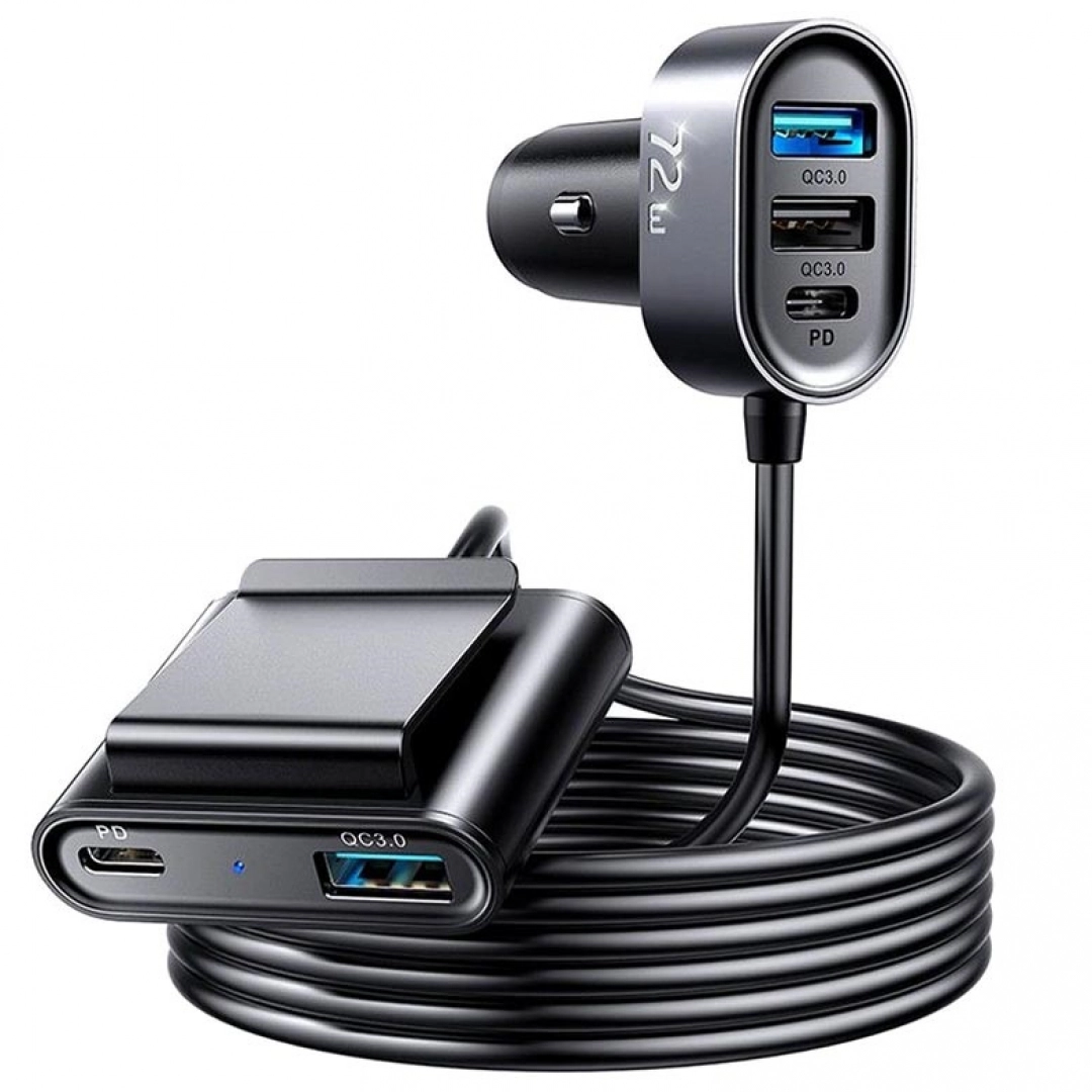 Автомобиль Быстрое Зарядное Устройство Joyroom Jr-cl05 72w 5 Портов (2pd + 3qc3.0)