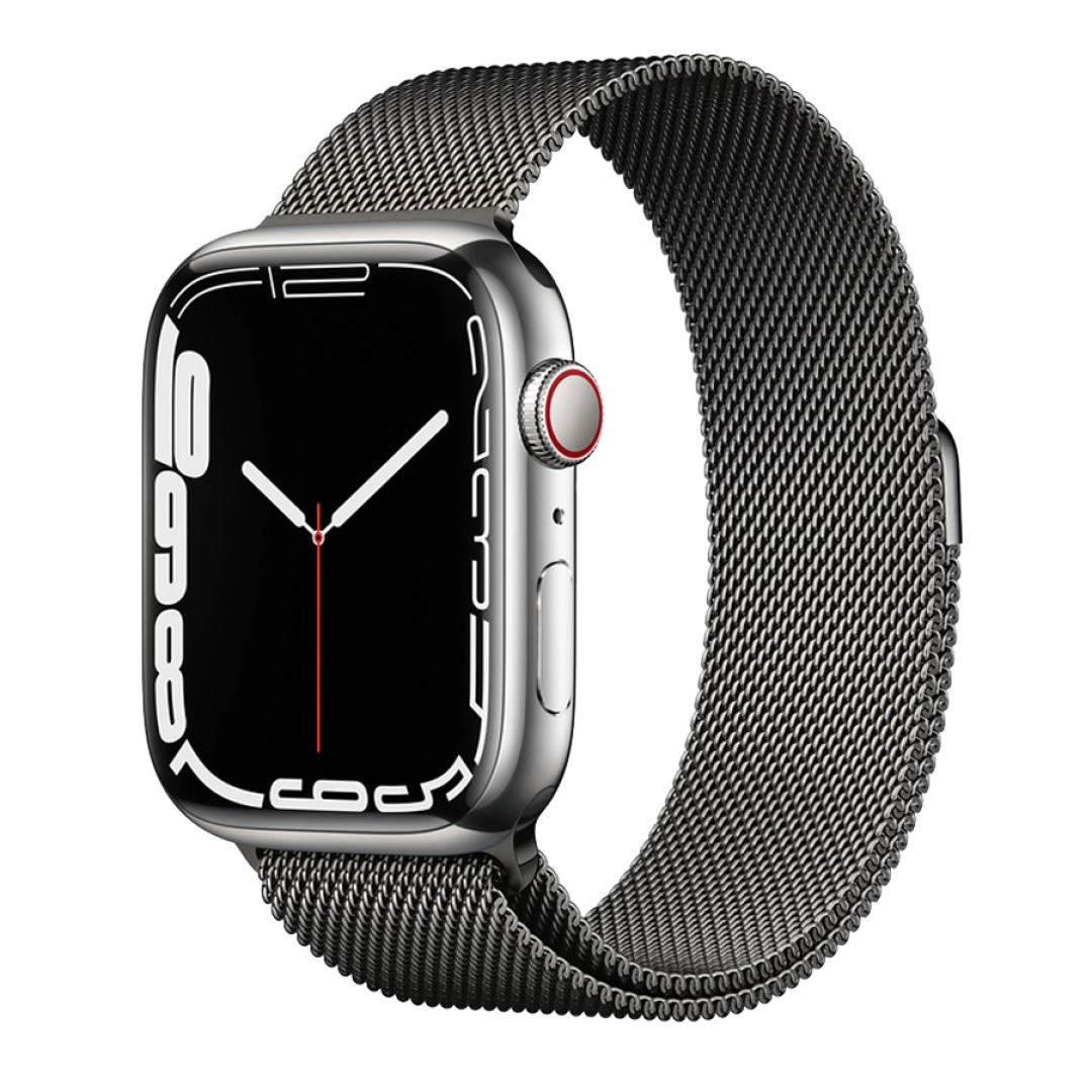 Apple Watch Series 7/45mm Milanese Black smart-soati