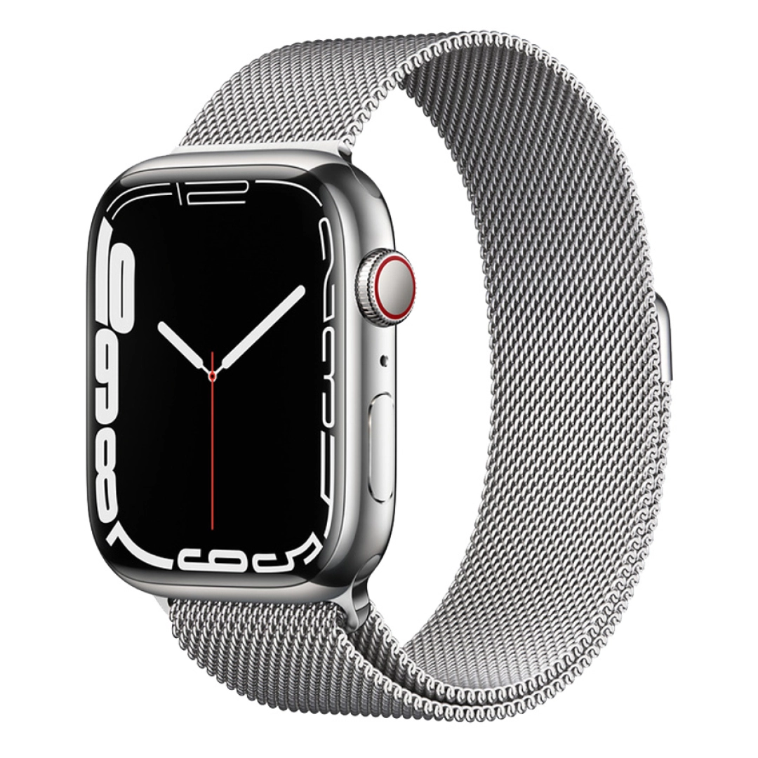 Apple Watch Series 7/45mm Milanese Silver smart-soati