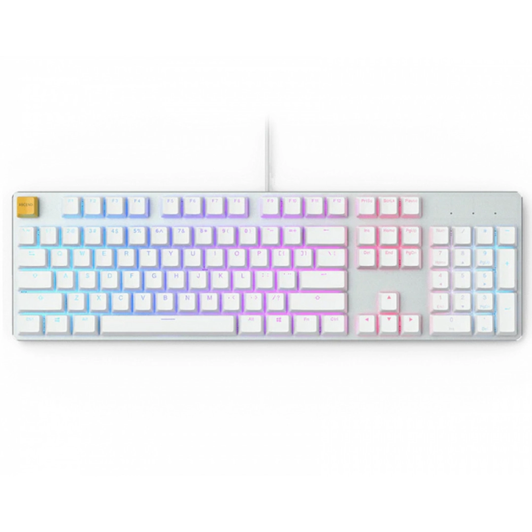 Glorious GMMK Full Size Keyboard White (Gateron Brown Switches) klaviaturasi