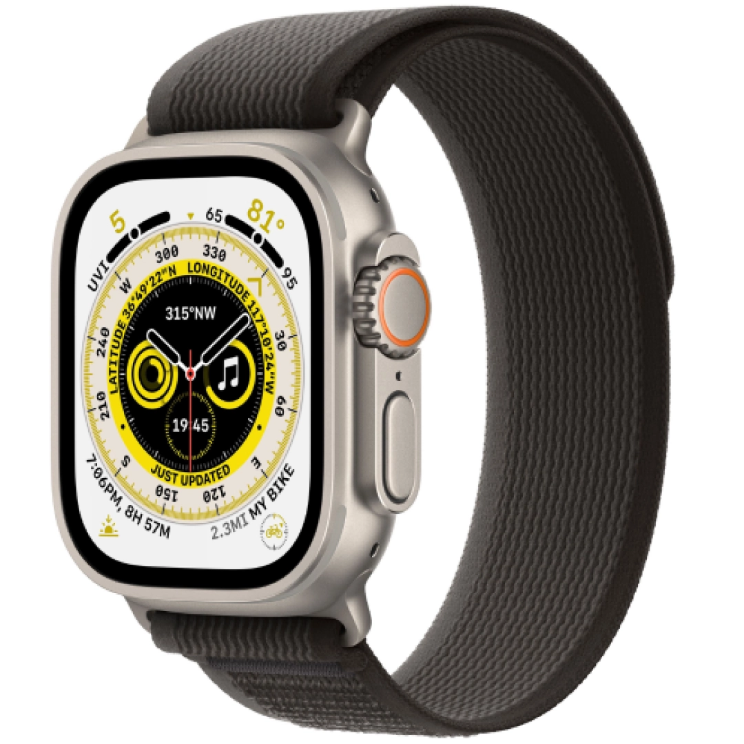 Apple Watch 8 Ultra 49mm Black/Silver smart-soati (Trail)