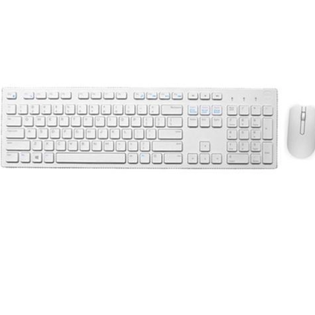 Клавиатура и мышь DELL KM636 Wireless Keyboard and Mouse White USB
