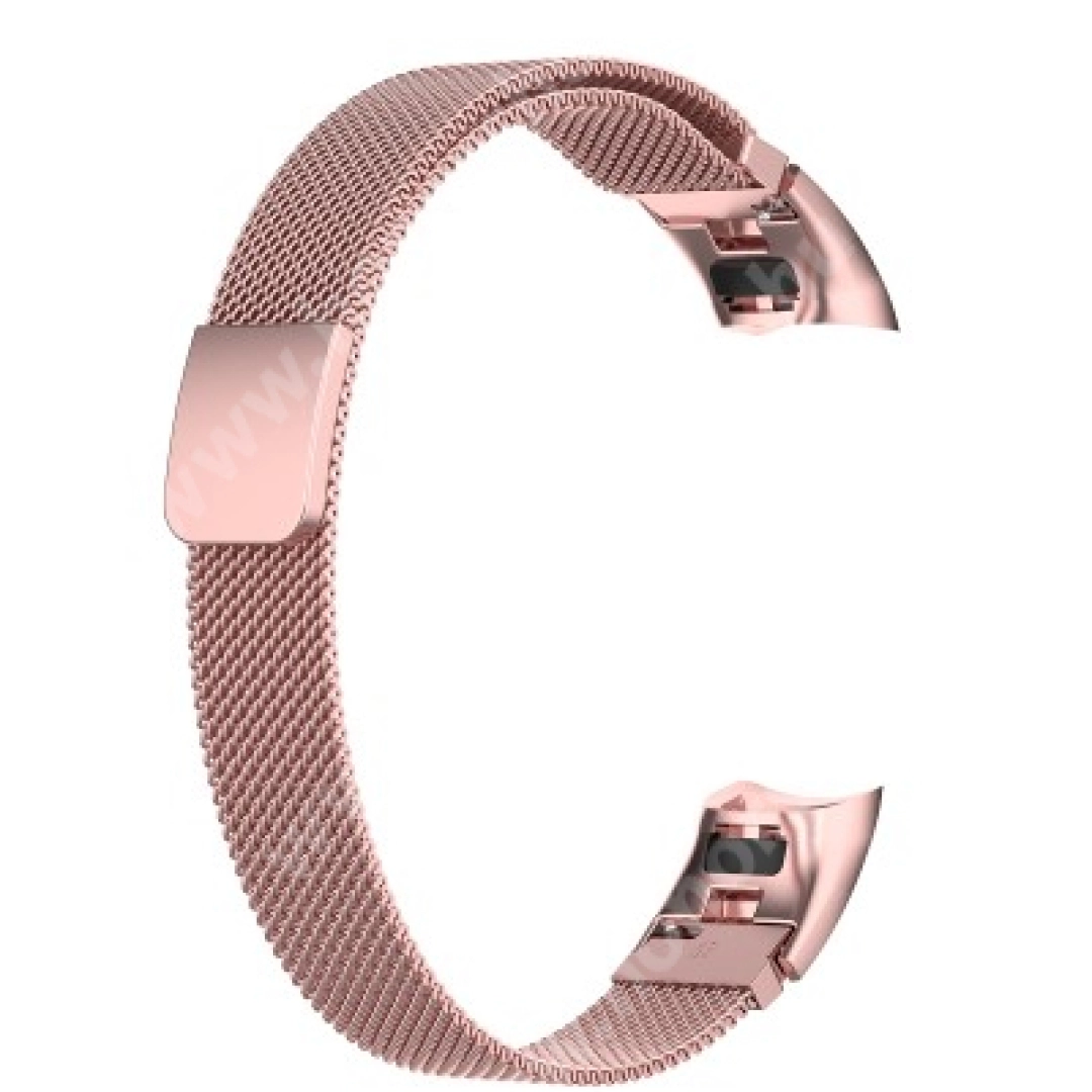 Huawei Band 6 / Honor Band 6 uchun metall tasmasi (pink)
