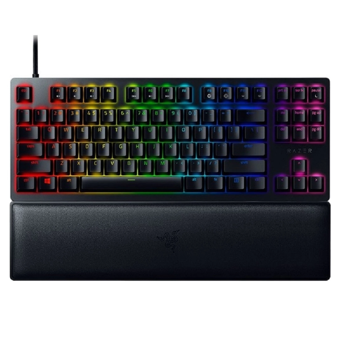 Razer Huntsman V2 Tenkeyless Clicky Optical Switch Purple klaviaturasi