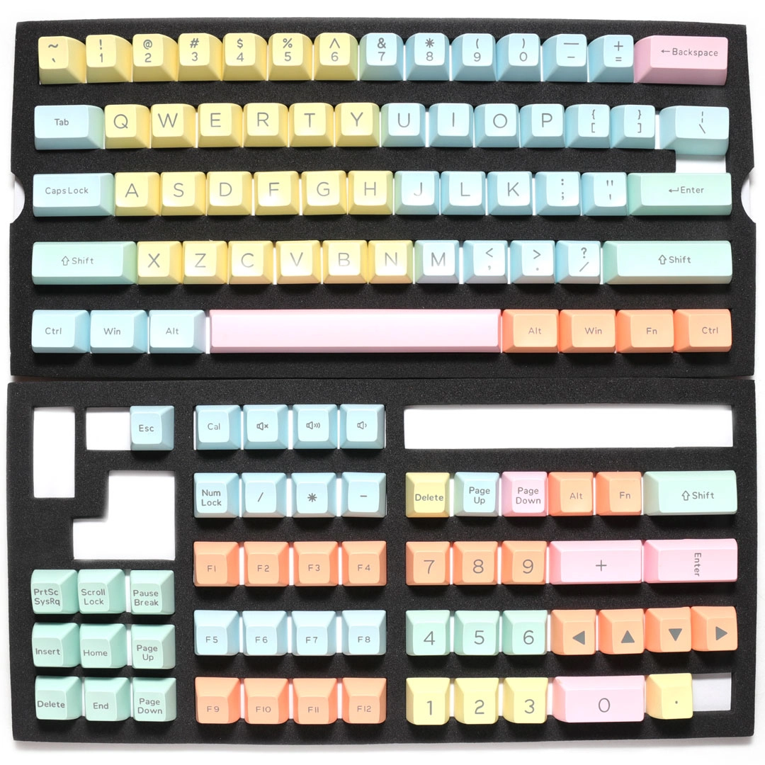 Ducky Cotton Candy SA Keycap Set 108 Key klaviatura tugmalari to‘plami