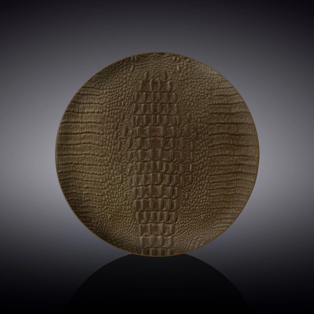Wilmax Scroco Bronze WL‑662203/A dumaloq tarelkasi, 18 sm