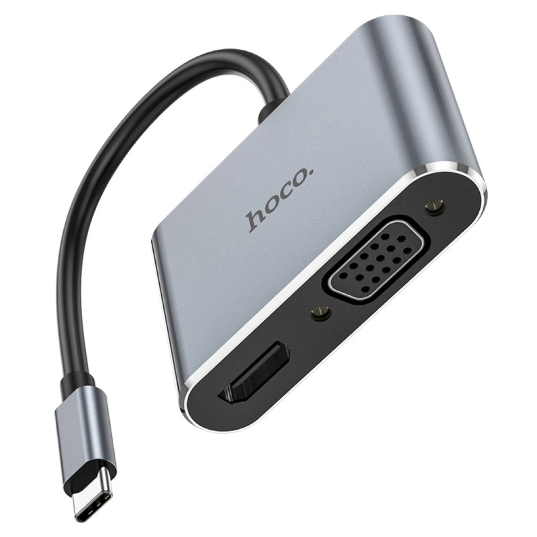 “HB30 Eco” Type-C to HDMI + VGA + USB3.0 + PD konverteri