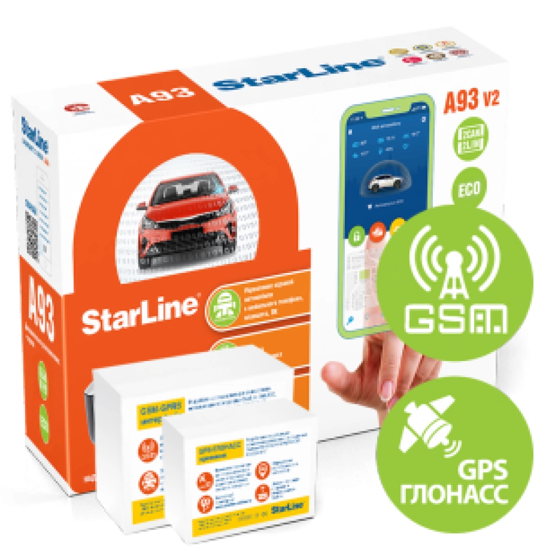 StarLine A93 V2 GSM+GPS signalizatsiyasi