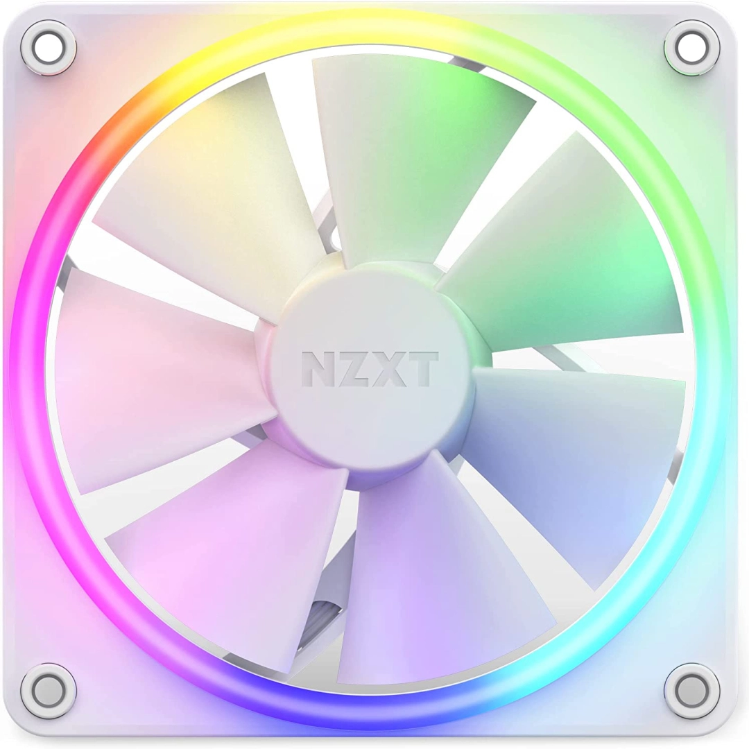 NZXT F120RGB Triple White kompyuter korpusi ventilyatori