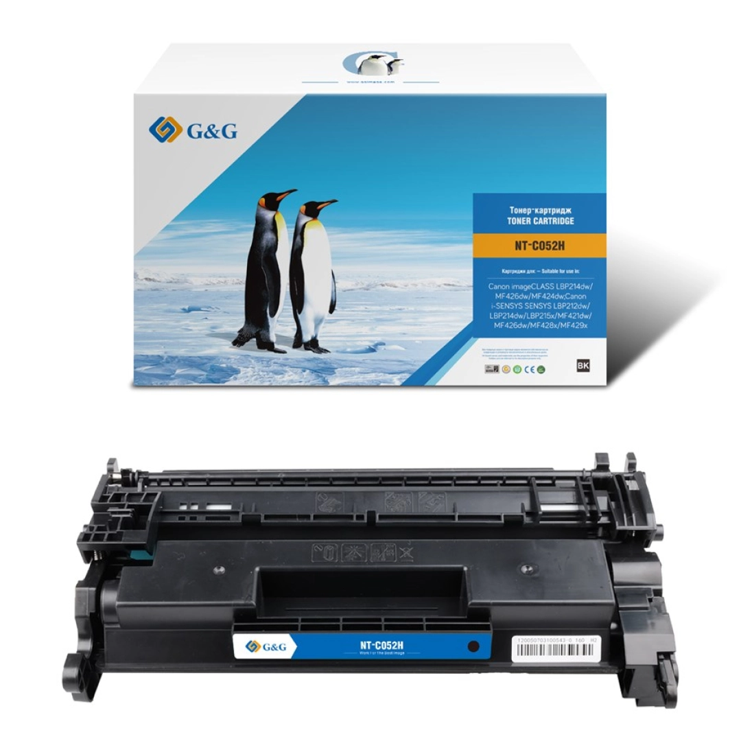 G&G NT-C052H (Canon 052H - 2200C002) 9200 sahifa qora toner kartriji