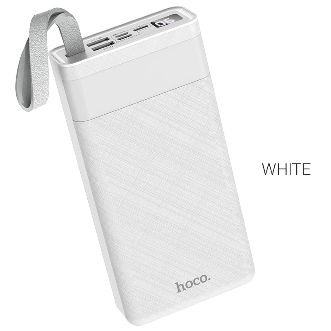 Power bank Hoco J73 Powerful 30000mAh oq tashqi akkumulyatori