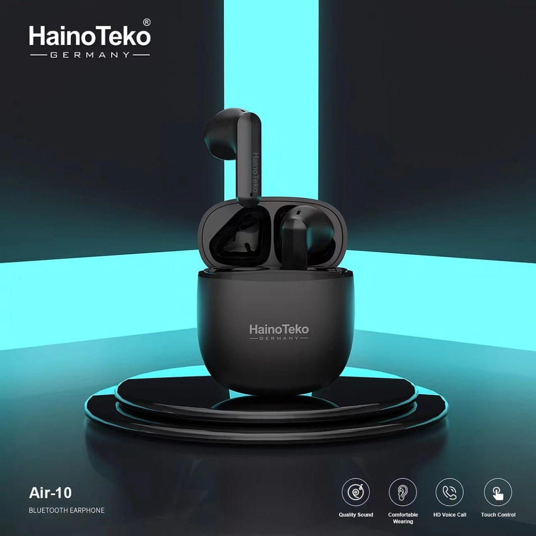 Haino Teko Air-10 qora simsiz naushnigi