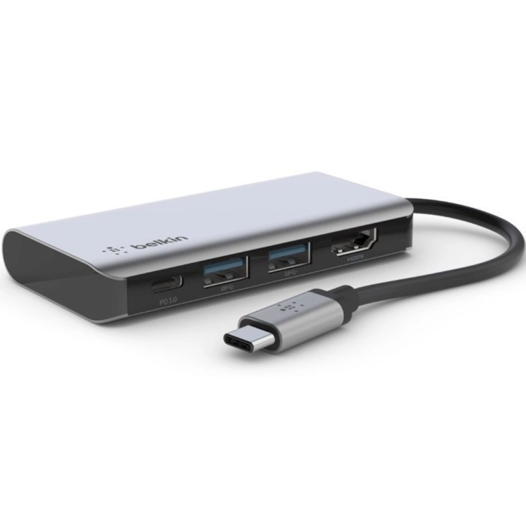 Belkin USB-C 4in1 Multiport Dock (AVC006BTSGY) adapteri