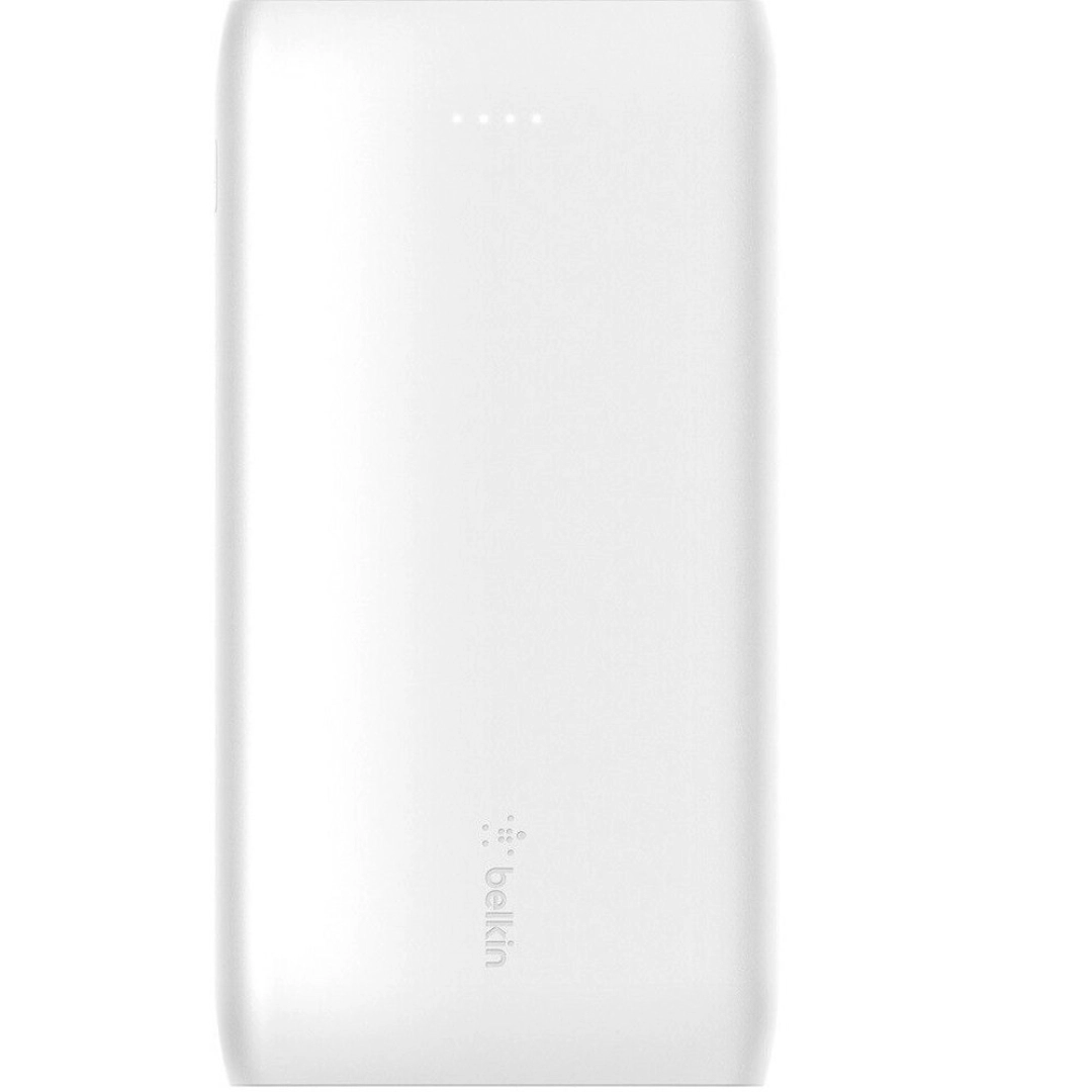 Power Bank Belkin 10000mAh 18W USB-A, USB-C oq tashqi akkumulyatori