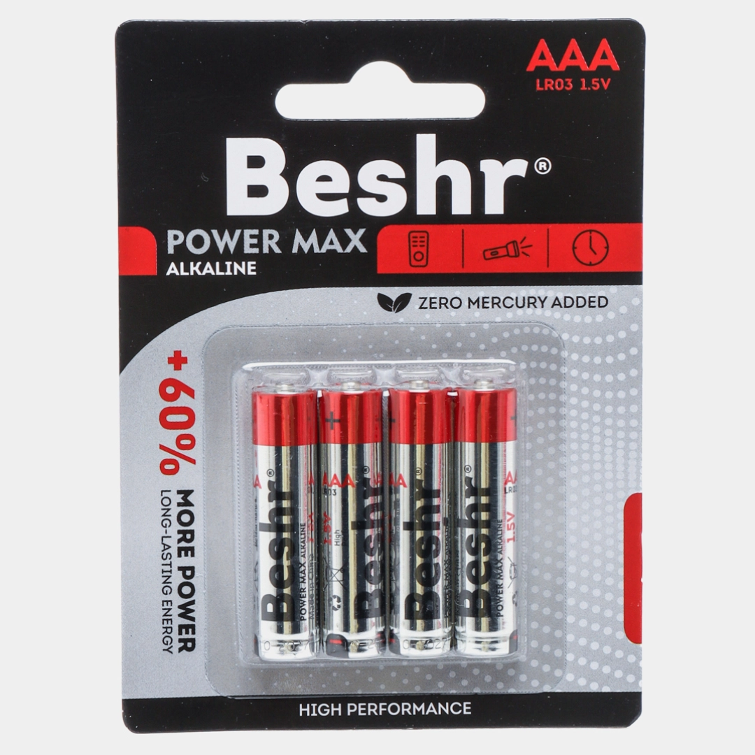 POWER MAX ALKALINE 4B AALR6 1.5V (4ta) batareykasi