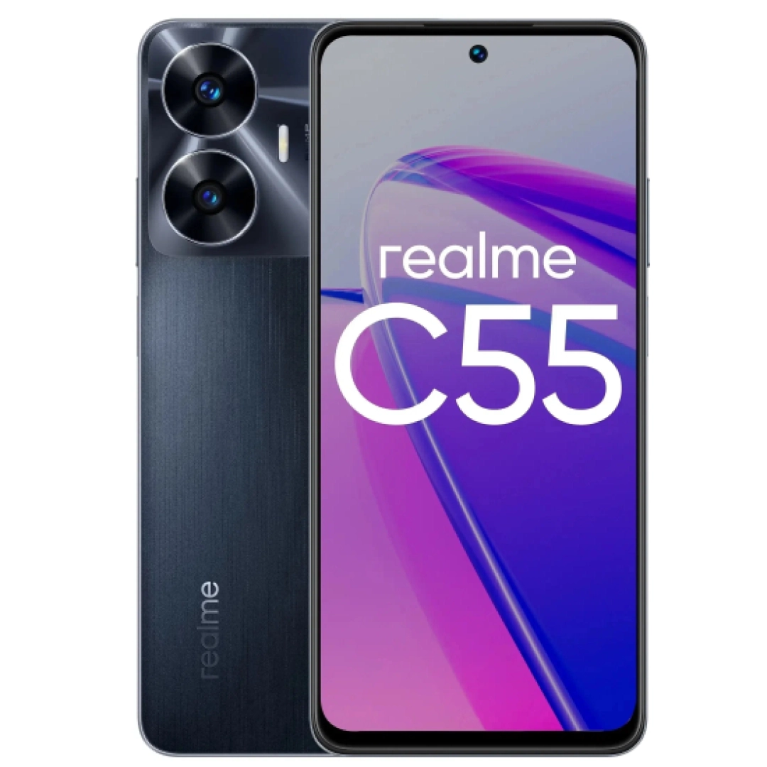 Realme C55 8/256GB Qora Smartfoni