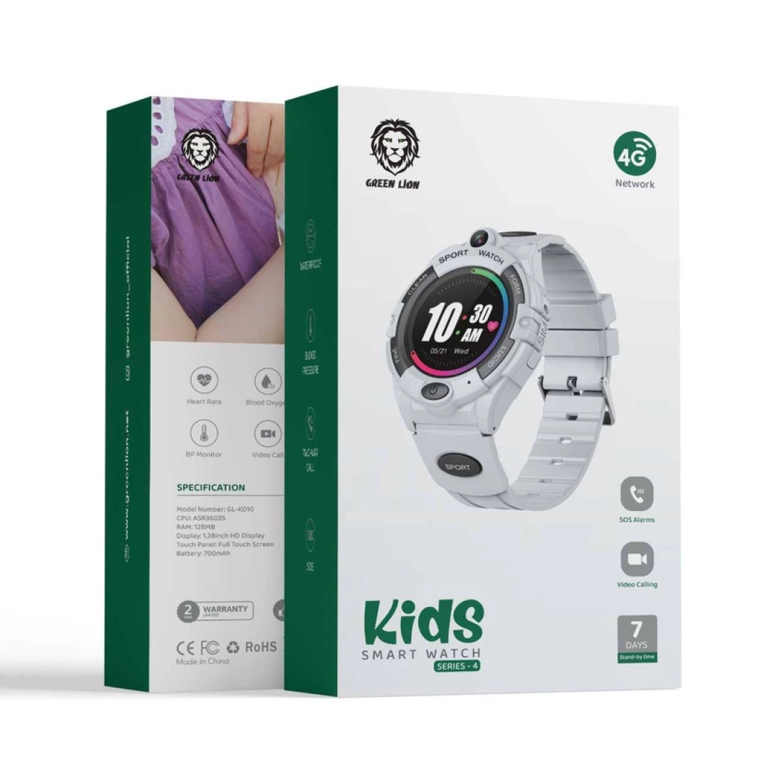 Green Lion 4G Kids Smart Watch Series 4 oq smart soati