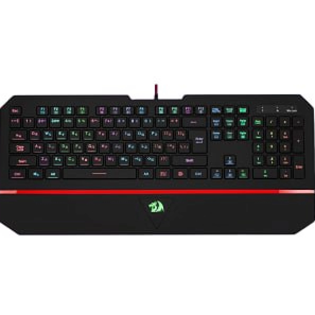 Redragon k502 karura 2 RGB black simli o'yin klaviaturasi