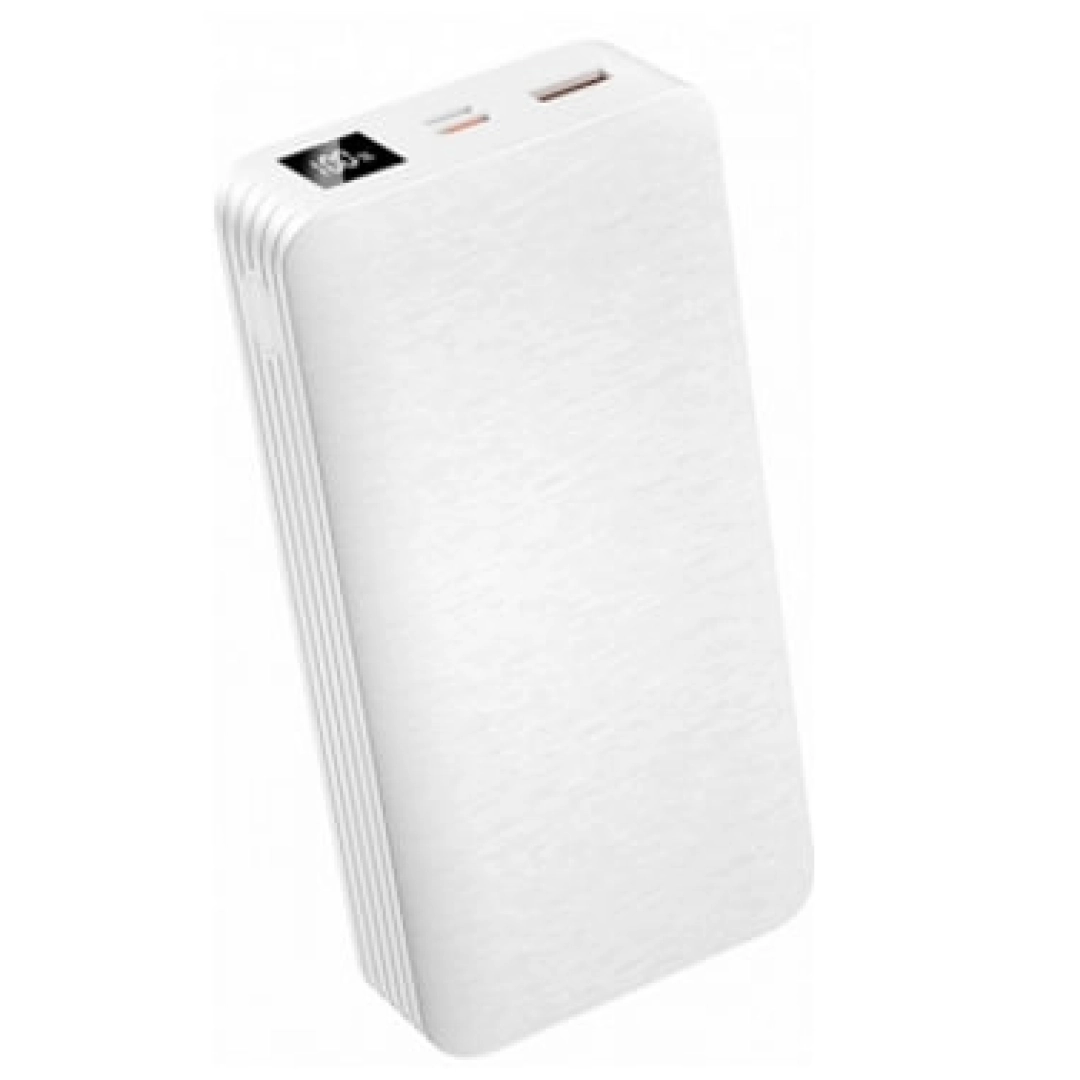 XO PR143 10000mAh 22.5W oq rangli tashqi akkumulyatori