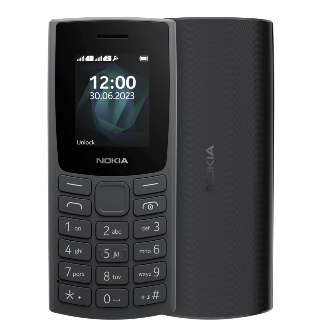 Nokia 105 (2023) Dual Sim qora telefoni