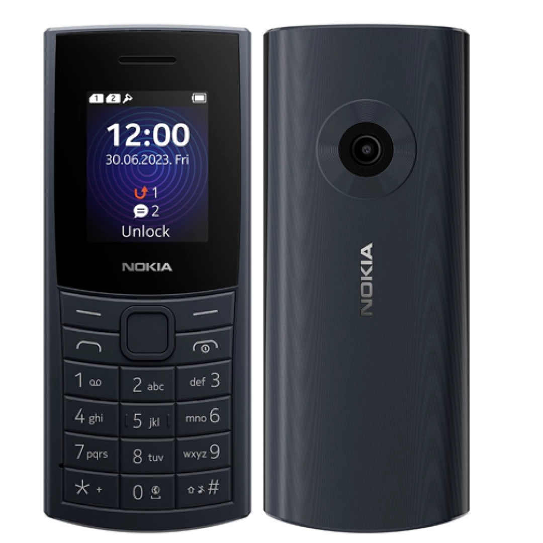 Nokia 110 (2023) Dual Sim qora telefoni