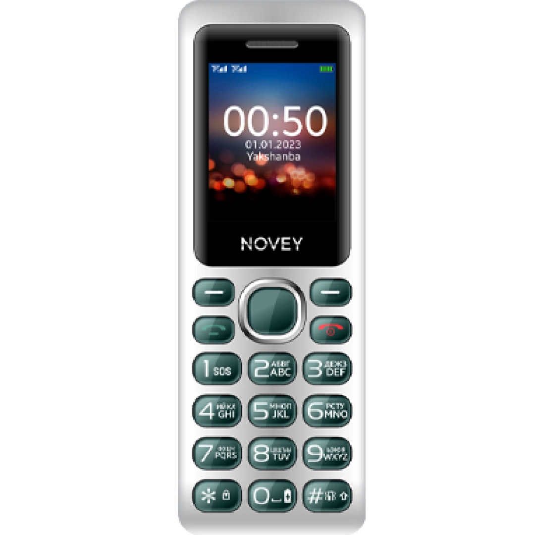 Novey M050 yashil rangli telefoni