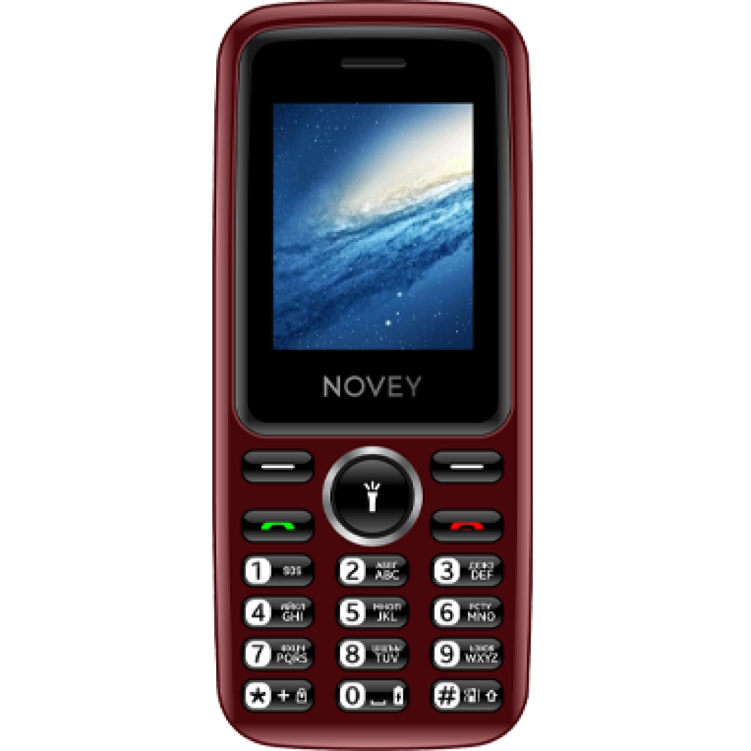 Novey M110 qizil rangli telefoni