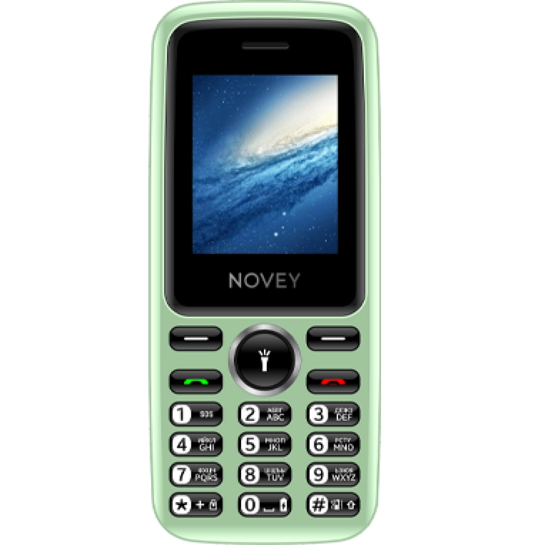 Novey M110 yashil rangli telefoni